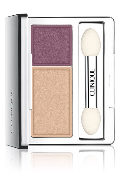 Shop Clinique All About Shadow Duo Eyeshadow In Beach Plum