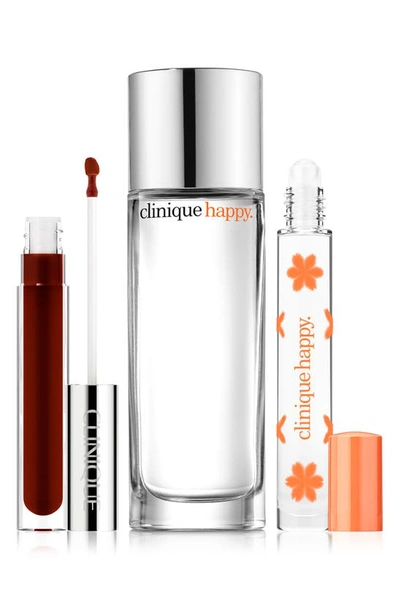 Shop Clinique Perfectly Happy Fragrance & Lip Gloss Set (limited Edition) $125 Value