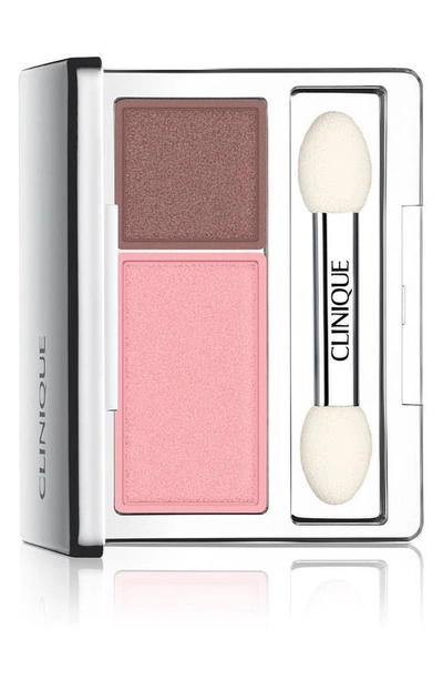 Shop Clinique All About Shadow Duo Eyeshadow In Strawberry Fudge