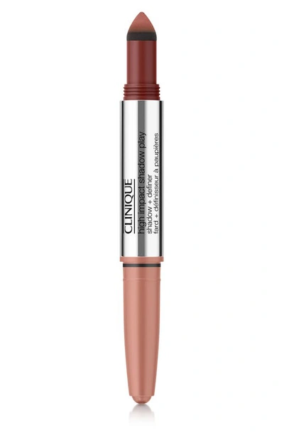 Shop Clinique High Impact Shadow Play Eyeshadow + Definer In Strawberry And Chocolate