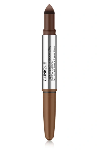 Shop Clinique High Impact Shadow Play Eyeshadow + Definer In Rum And Cola