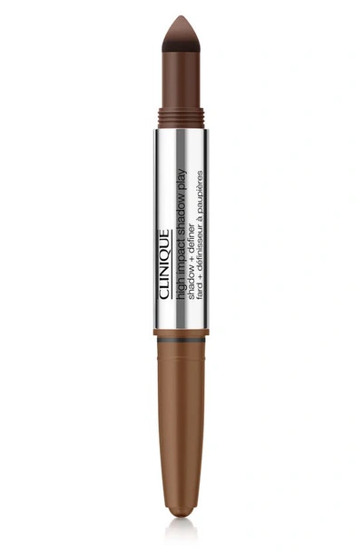 Clinique High Impact Shadow Play Eye Shadow + Definer In Rum And Cola