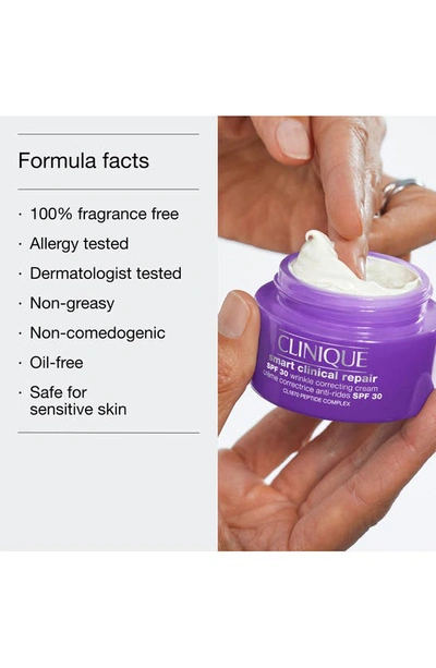 Clinique Smart Clinical Repair Broad Spectrum Spf 30 Wrinkle Correcting Face Cream 1.7 Oz.
