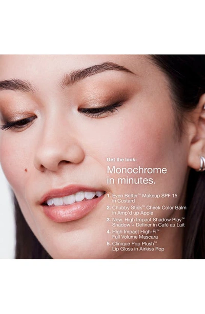 Clinique High Impact Shadow Play Eye Shadow + Definer In Cafe Au Lait