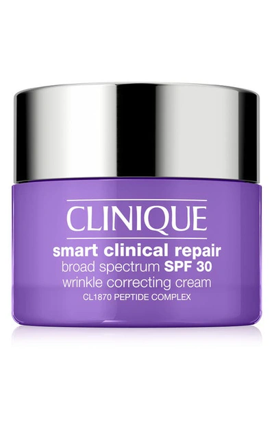 Shop Clinique Smart Clinical Repair Broad Spectrum Spf 30 Wrinkle Correcting Face Cream, 2.5 oz