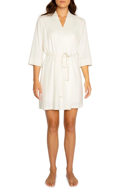 Shop Pj Salvage Pointelle Heart Robe In Ivory