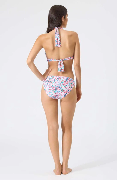 Shop Tommy Bahama Island Cays Flora Reversible Bikini Top In Mare Navy Rev