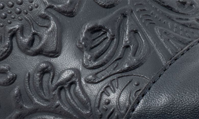 Softwalk San Marcos Tooling Leather Mule In Navy