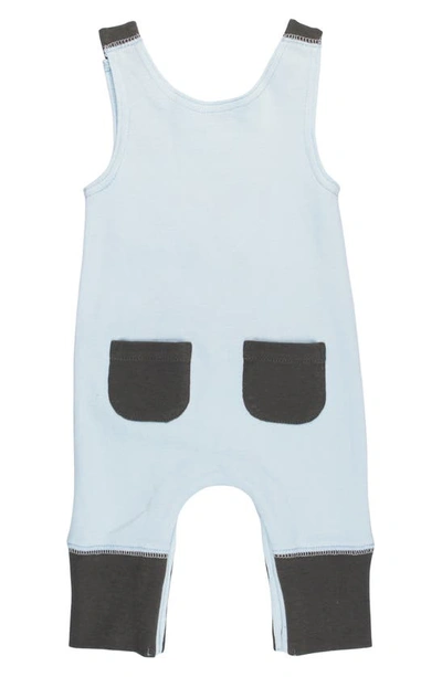 L'ovedbaby Appliqué Organic Cotton Romper In Airplane