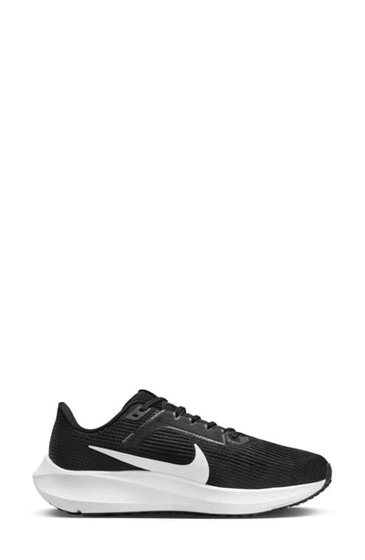 Shop Nike Air Zoom Pegasus 40 Running Shoe In Black/ Iron Grey/ White