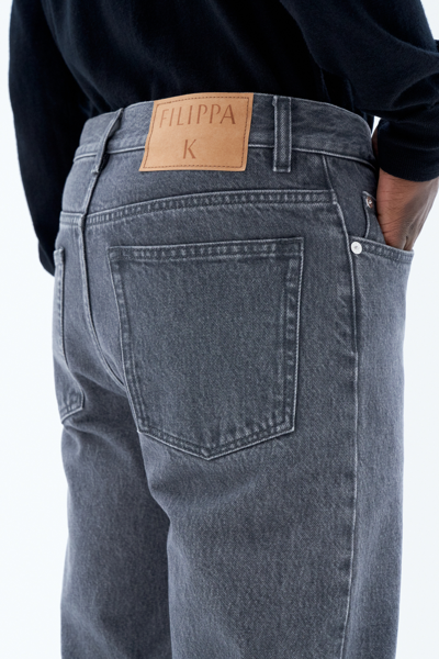 Shop Filippa K Classic Straight Jeans In Grey