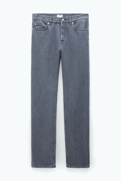 Shop Filippa K Classic Straight Jeans In Grey