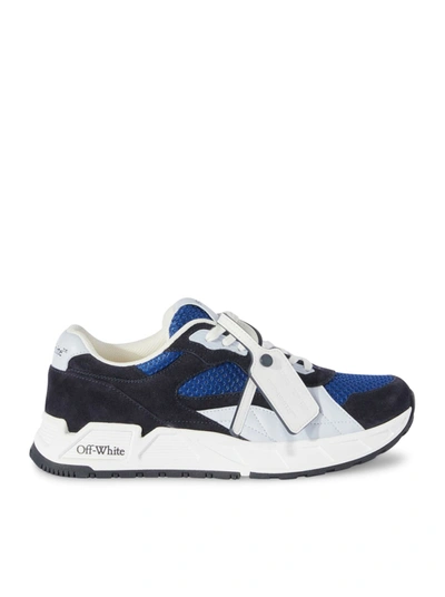 Shop Off-white Sneakers Kick Off In Blue