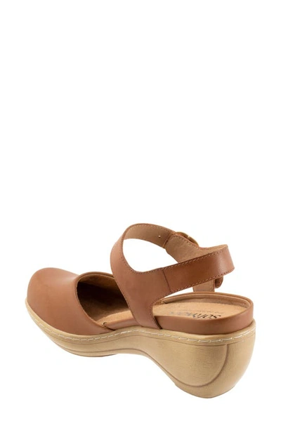 Softwalk Mabelle Ankle Strap Clog In Luggage