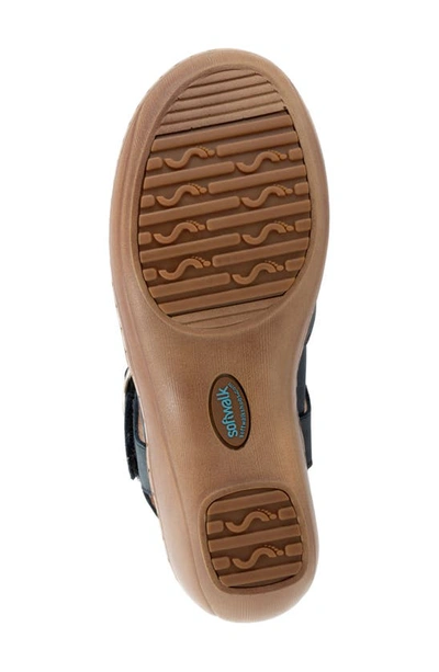 Softwalk Mabelle Ankle Strap Clog In Smoke Nubuck