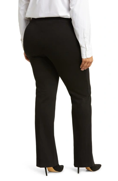 Shop Lyssé Lyssè Elysse High Waist Wide Leg Ponte Pants In Black