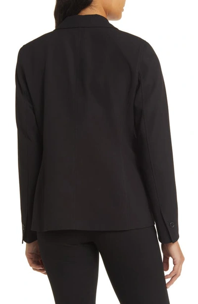 Shop Anne Klein Mélange Jacket In Anne Black