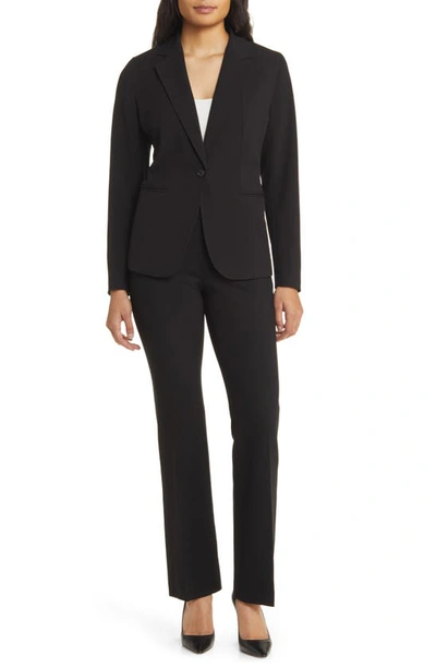 Anne Klein One Button Jacket In Anne Black