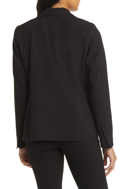 Shop Anne Klein Mélange Jacket In Anne Black