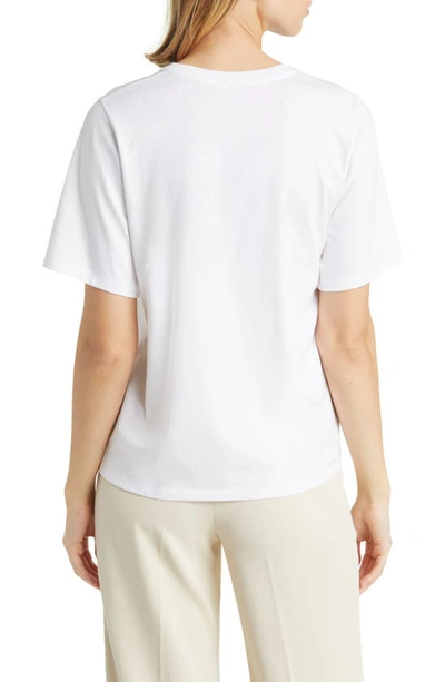 Nordstrom Cotton Crewneck T-shirt In White