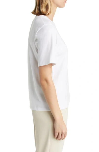 Nordstrom Cotton Crewneck T-shirt In White