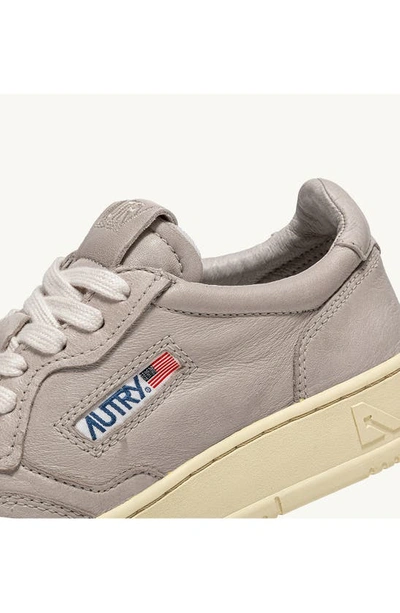 Shop Autry Medalist Low Sneaker In Grey