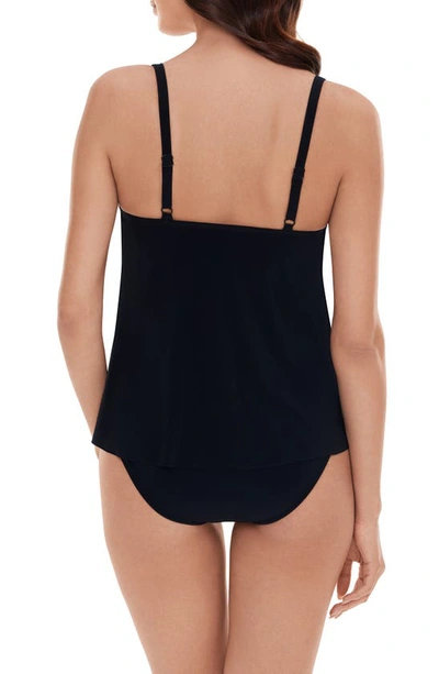 Shop Magicsuit Hoops Oriona Gromment Underwire Tankini In Black