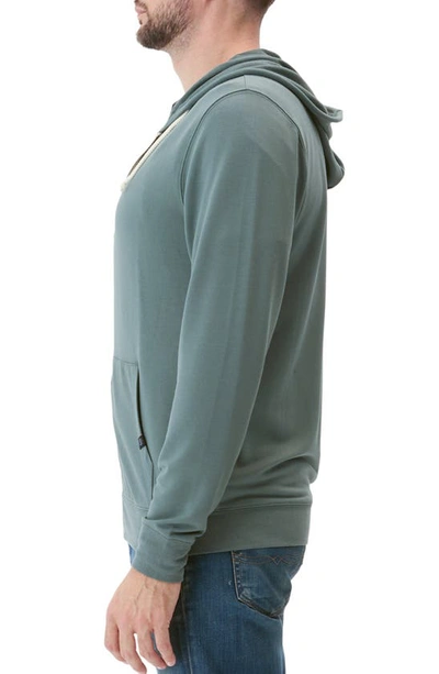 Shop Threads 4 Thought Nathan Terry Zip Hoodie In Seagrass