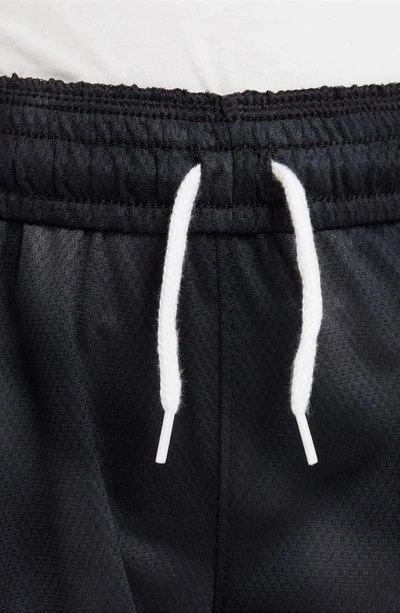 Shop Nike Kids' Dri-fit Elite Athletic Shorts In Black/ White