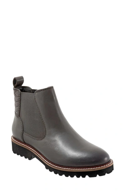 Shop Softwalk Indy Chelsea Boot In Dark Grey