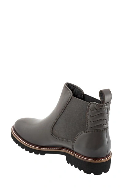 Shop Softwalk Indy Chelsea Boot In Dark Grey