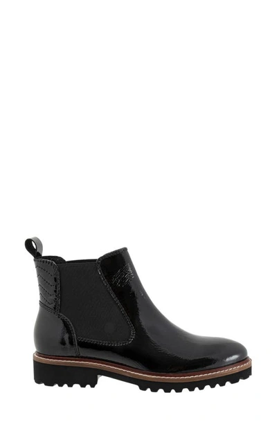 Shop Softwalk ® Indy Chelsea Boot In Black Patent