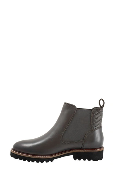 Shop Softwalk Indy Chelsea Boot In Dark Grey