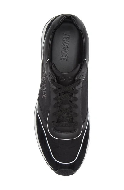 Shop Versace Milano Sneaker In 1b000-black