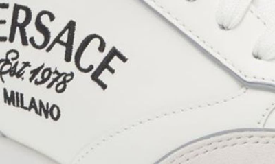 Shop Versace Milano Sneaker In White