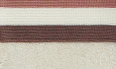 Shop L'ovedbaby Stripe Appliqué Long Sleeve Organic Cotton Terry Zip Footie In Neutrals