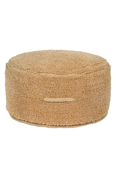 Shop Lorena Canals Chill Pouf In Honey