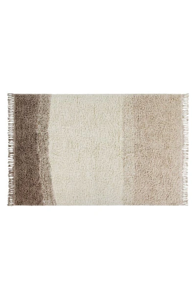 Shop Lorena Canals Into The Blue Washable Wool Rug In Almond