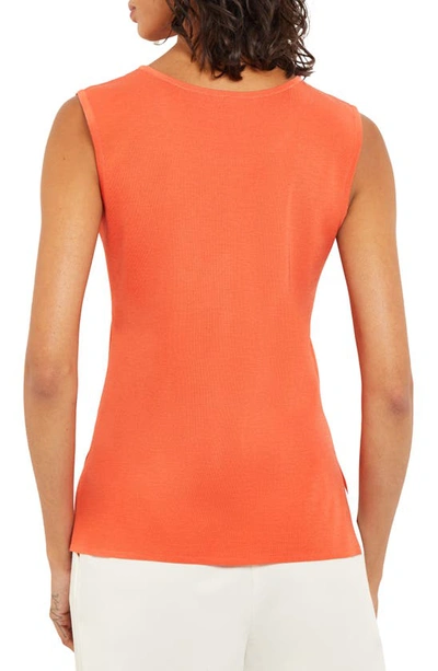 Shop Misook Classic Sleeveless Knit Top In Spice