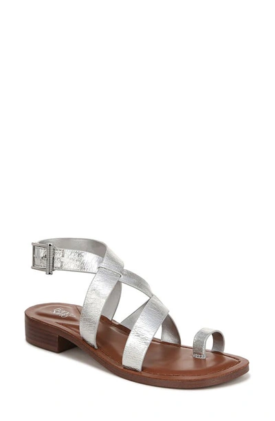 Shop Franco Sarto Ina Toe Loop Sandal In Silver