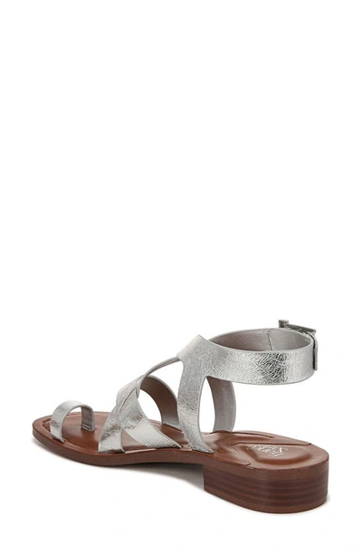 Shop Franco Sarto Ina Toe Loop Sandal In Silver