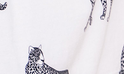 Petite Plume Panthere De Paris Pima Cotton Robe In White