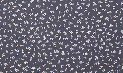 Shop L'ovedbaby Branch Print Fitted Organic Cotton Crib Sheet In Dusk Leaves
