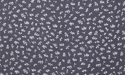 L'ovedbaby Branch Print Fitted Organic Cotton Crib Sheet In Dusk Leaves