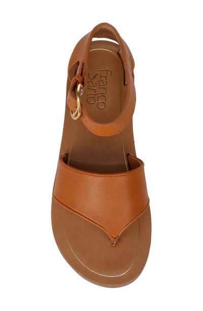 Shop Franco Sarto Ruth Ankle Strap Sandal In Tan