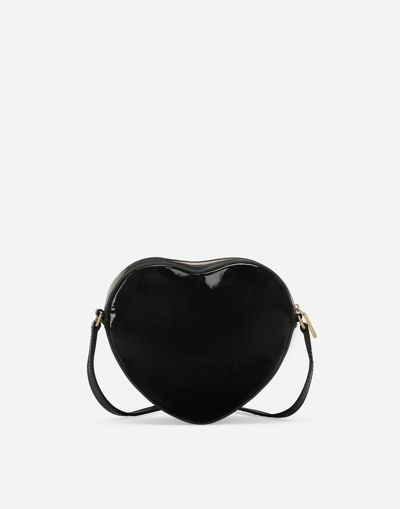 Shop Dolce & Gabbana Dg Girlie Heart Bag In Black