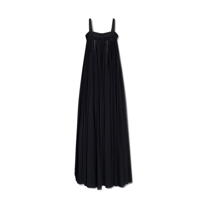Shop Dolce & Gabbana Maxi Pleated Dress