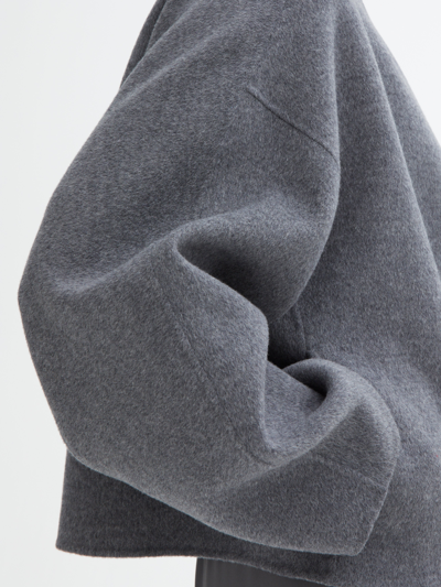 House Of Dagmar Short Doublé Jacket In Grey Melange