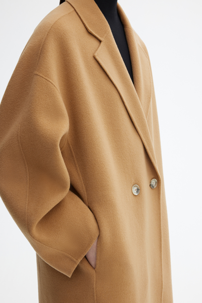 Shop House Of Dagmar Doublé Coat In Camel