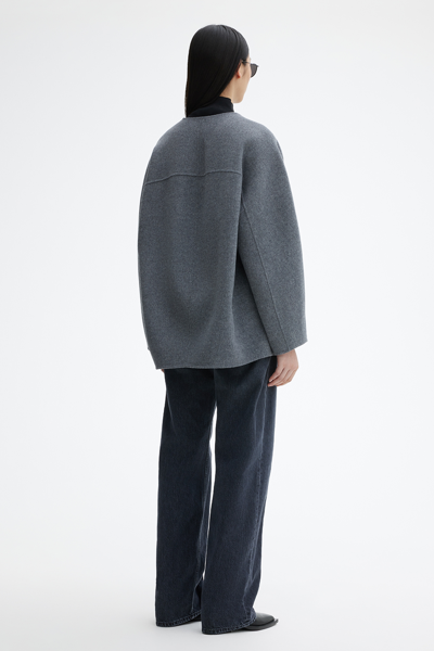 House Of Dagmar Doublé Jacket In Grey Melange
